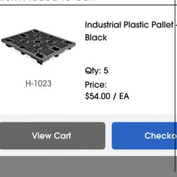 ULINE Plastic Pallet 