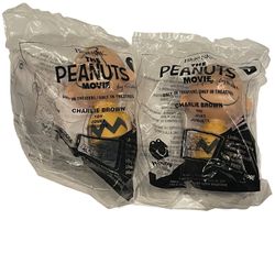 2 Charlie Brown Peanuts Dolls