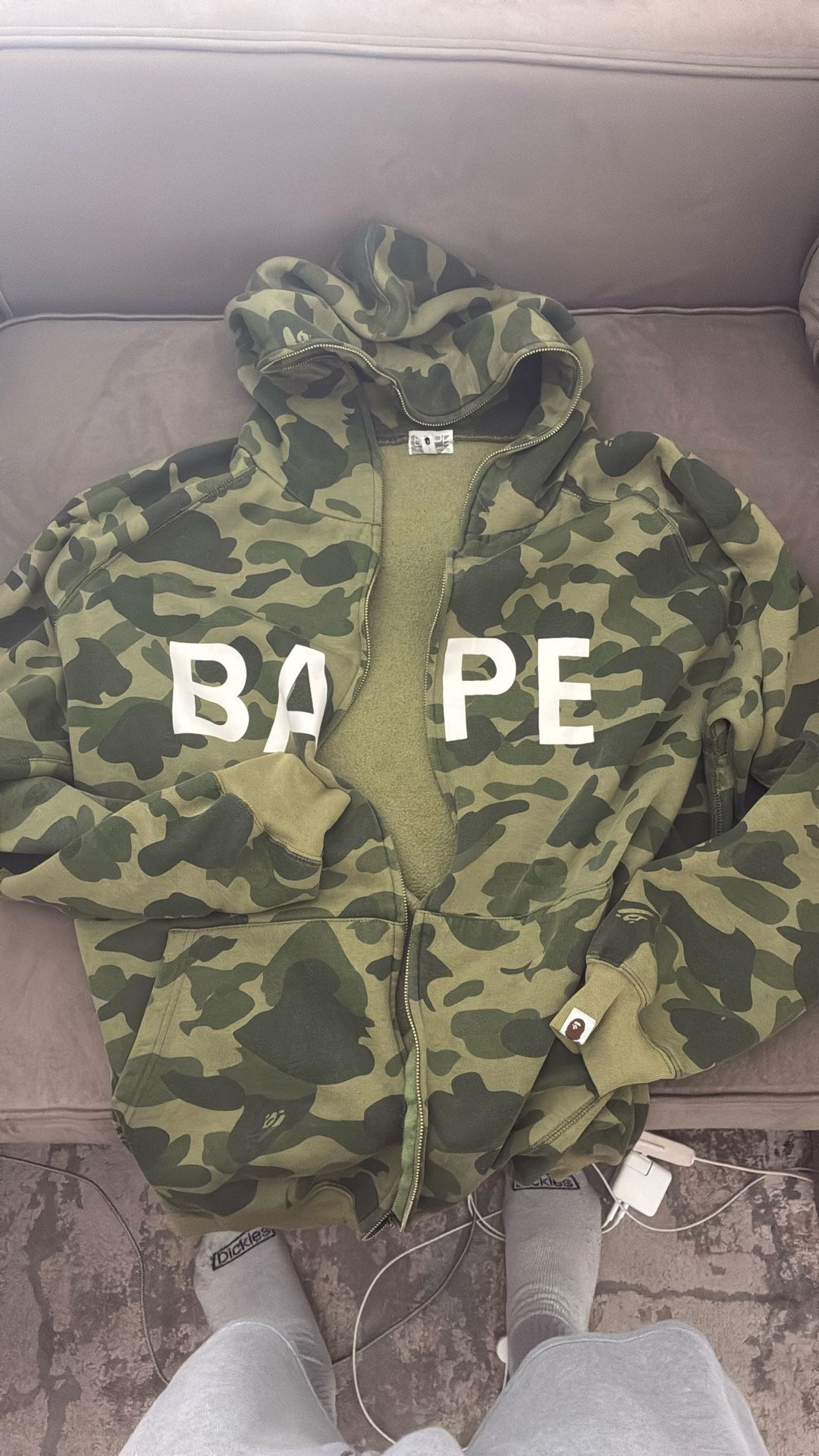 BAPE Zip-up hoodie