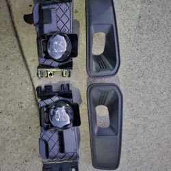 2026 Ford F 250 Fog Lights LED With Bezels. Dealer Take Offs.