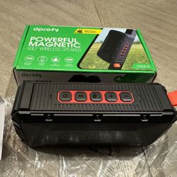 Pro Portable Magnetic Bluetooth Golf Speaker Wireless Waterproof IPX6/Shockproof 3rd Generation Magnetic Golf Speakers for Golf Cart 24Hour Battery Go