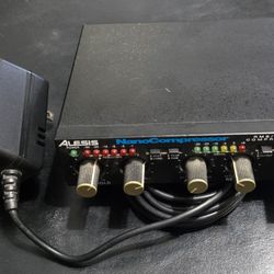 Alesis NanoCompressor RMS / Peak Stereo Compressor + Power Supply
