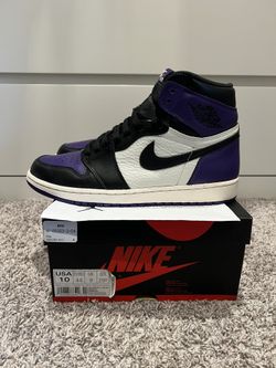 Air Jordan 1 Court Purple 1.0 Size 10 for Sale in Katy, TX - OfferUp