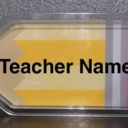 Personalized Teacher Pencil Tray 