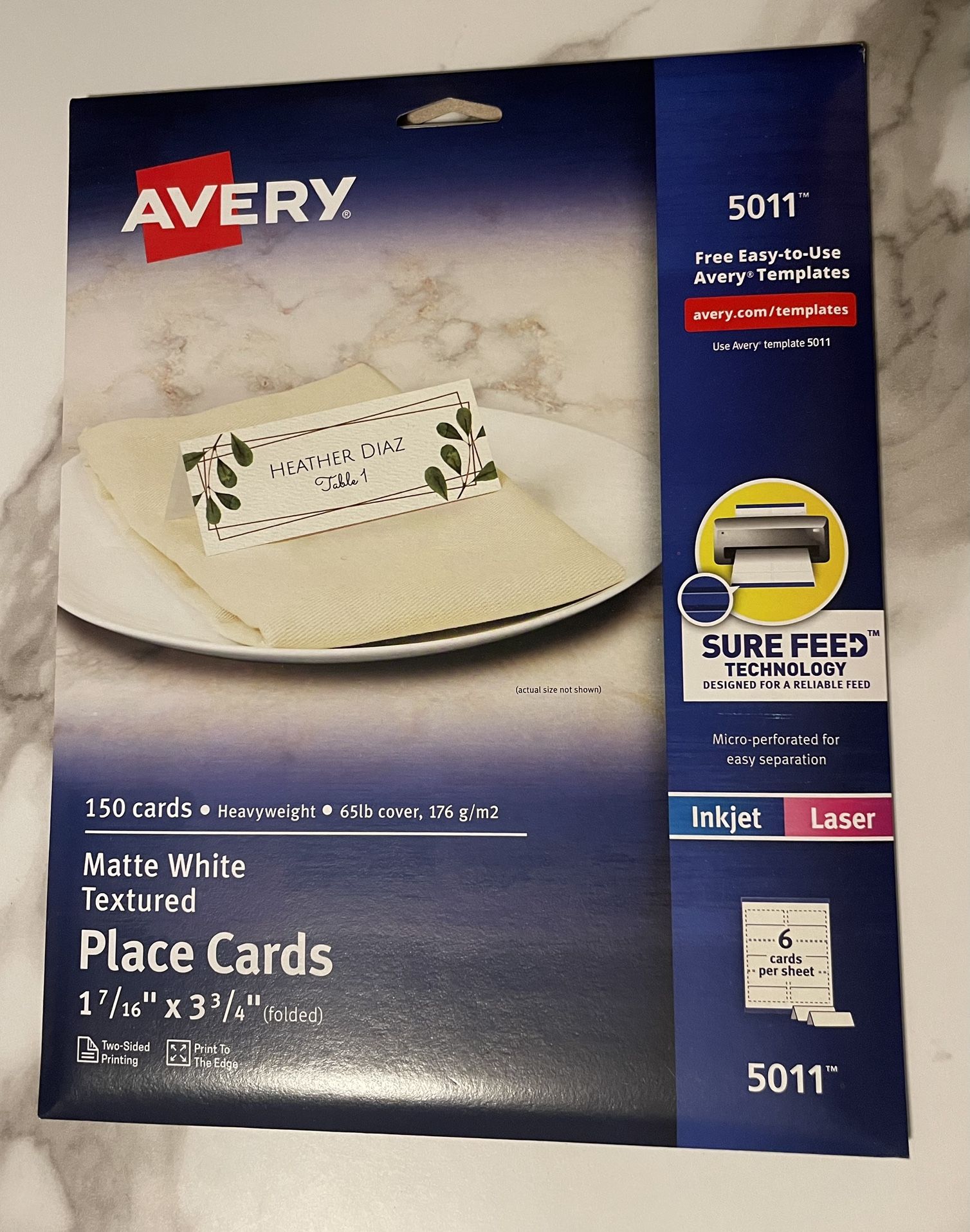 Avery Place Cards