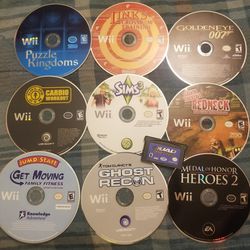 Wii Games Loose Discs