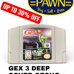 GEX 3 DEEP COVER GECHO NINTENDO 64 