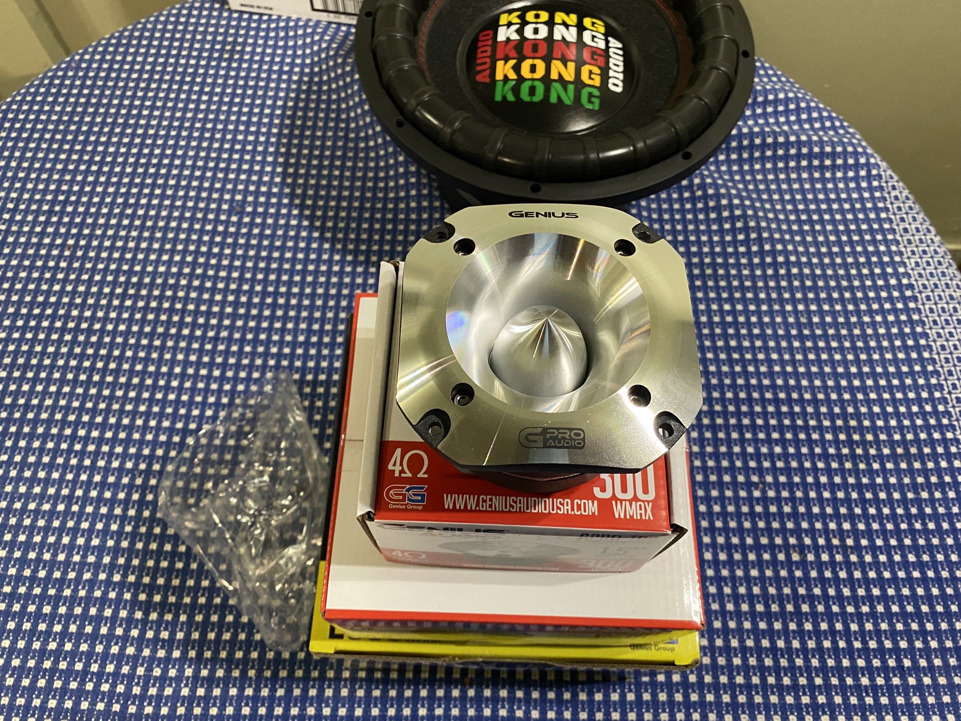 New Genius Audio 4” Aluminum Bullet loud Tweeter $35 each