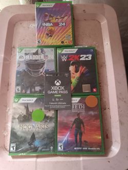 Xbox Series X Games Sealed + 1 Month Game Pass Ultimate 
