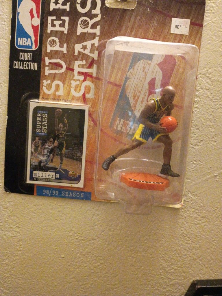 Reggie Miller Superstar 9899 Season Mattel
