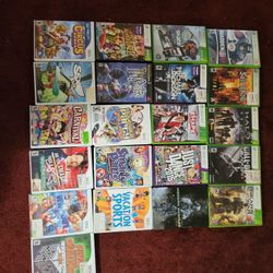 11 Xbox360  1ps2 And 9wii Games