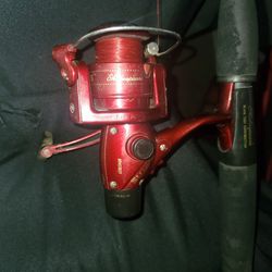 "Shakespeare Mantis MN030R Maroon Fly Fishing Reel" In Condition Seen In Photos 