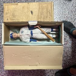  Sports Impressions "Mickey Mantle" Porcelain Doll Figurine