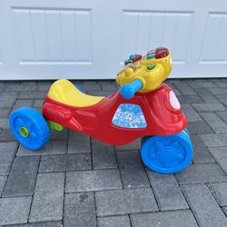 VTech 2-in-1 Learn & Zoom Motorbike Ride-On