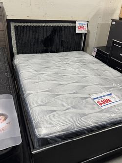 QUEEN BEDroom SET FOR SALE (AVAILABLE IN KING*) !!NO CREDIT NEEDED !! TAKE IT HOME TODAY!! 🚛 SAME DAY DELIVERY AVAILABLE 🚚 Se Habla Español