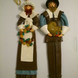 Thanksgiving Folk Art by Cynthia Madrid
