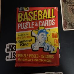 1982 Baseball trading cards