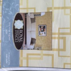 Mid Century Paint Stencils For Wall