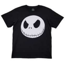 Size Meduim The Nightmare Before Christmas Jack Face T-Shirt