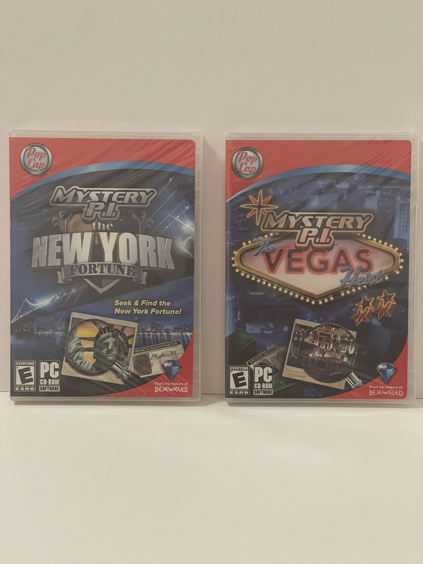 2 pop cap pc games New/Sealed Mystery P.I the New York fortune and the Vegas heist 