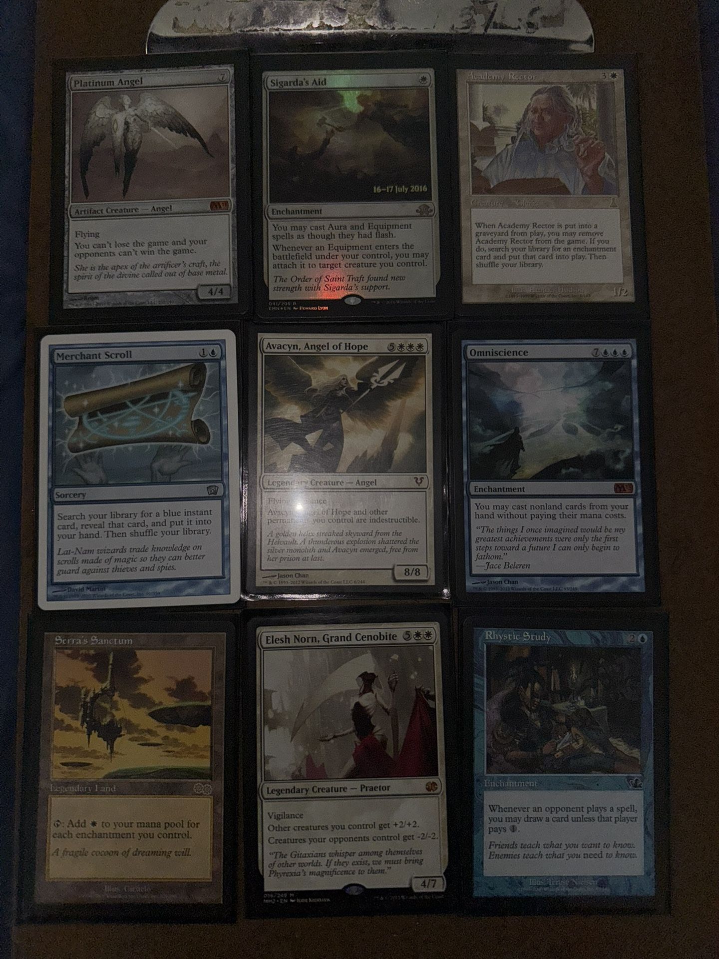 Mtg Commander Deck With Serra’s Sanctum Etc.