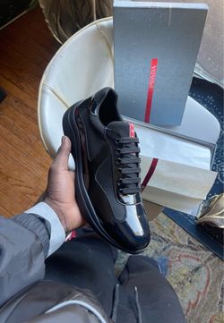 Prada America's Cup Sneakers Black