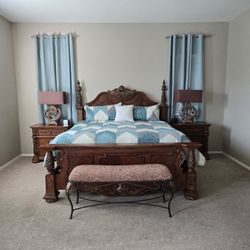 Wood Bedroom Set