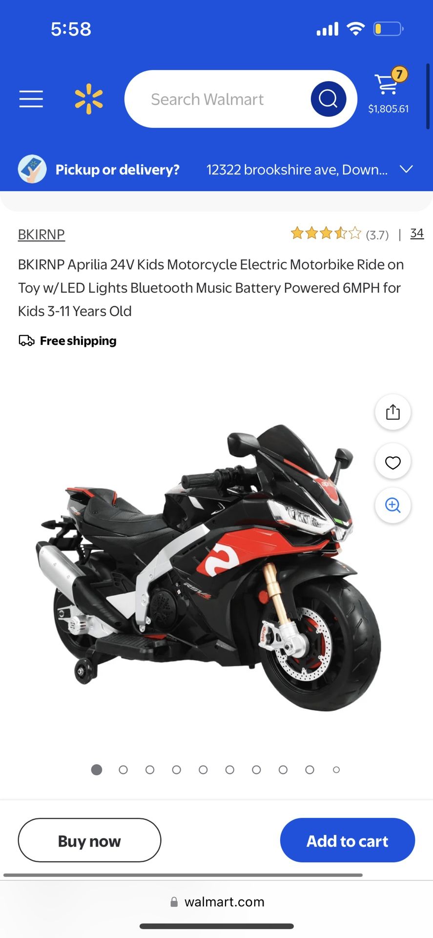 Aprilia Kids Bike