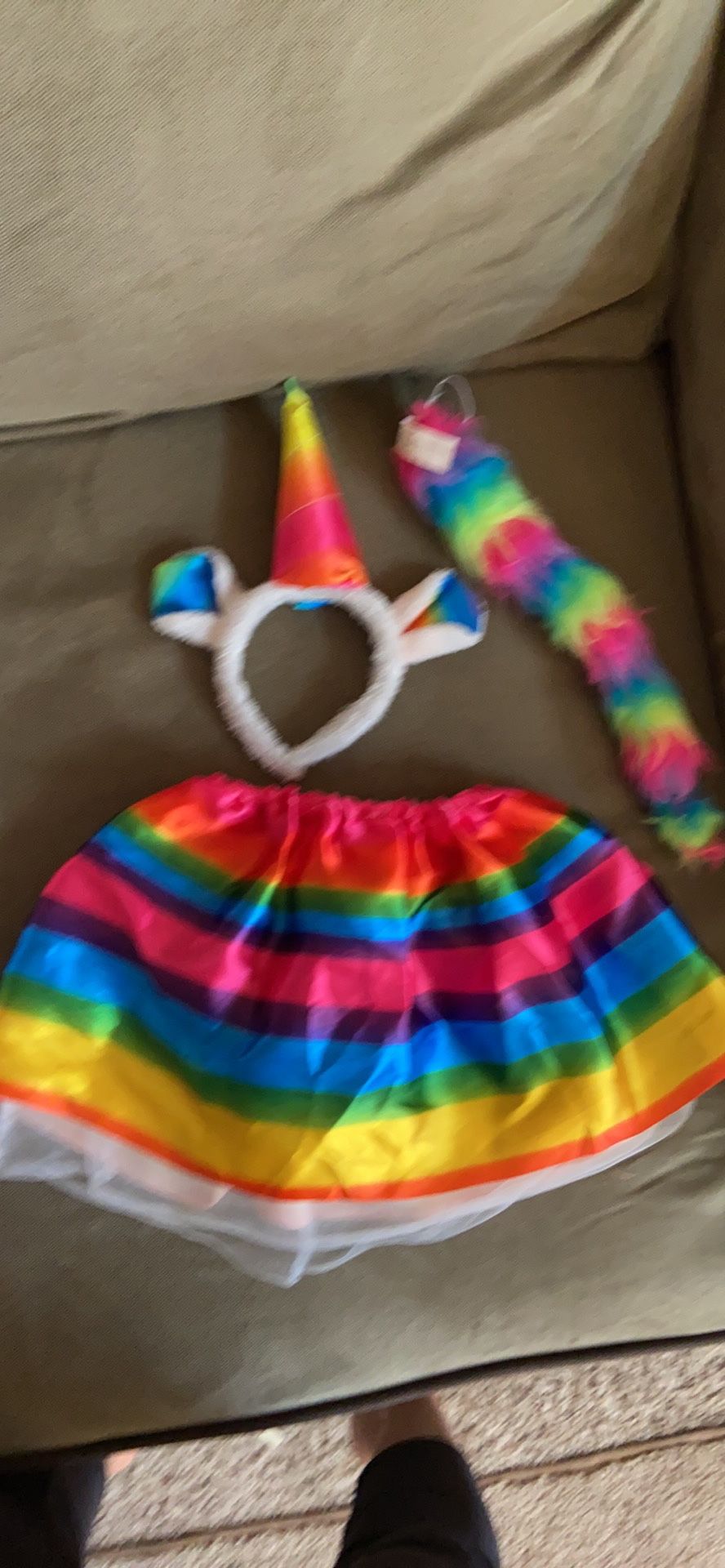 Unicorn Costume For Girl 4 To 8 Years Old