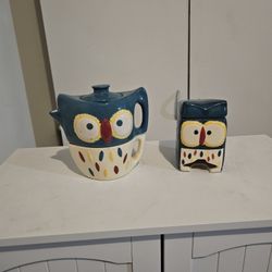 Owl Decor Tea And Candle Holder