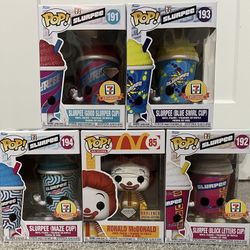 Funko Pops Slurpee, Diamond Ronald McDonald