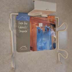 Over The Door Plastic Bag Holder