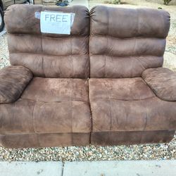 FREE Leather Recliner Loveseat
