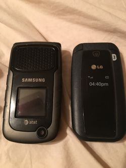 LG and Samsung cell phone. Like new