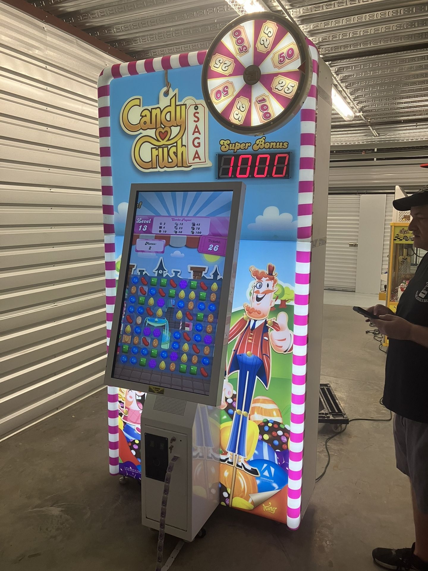 Candy Crush Adrenaline Redemption Arcade Game!