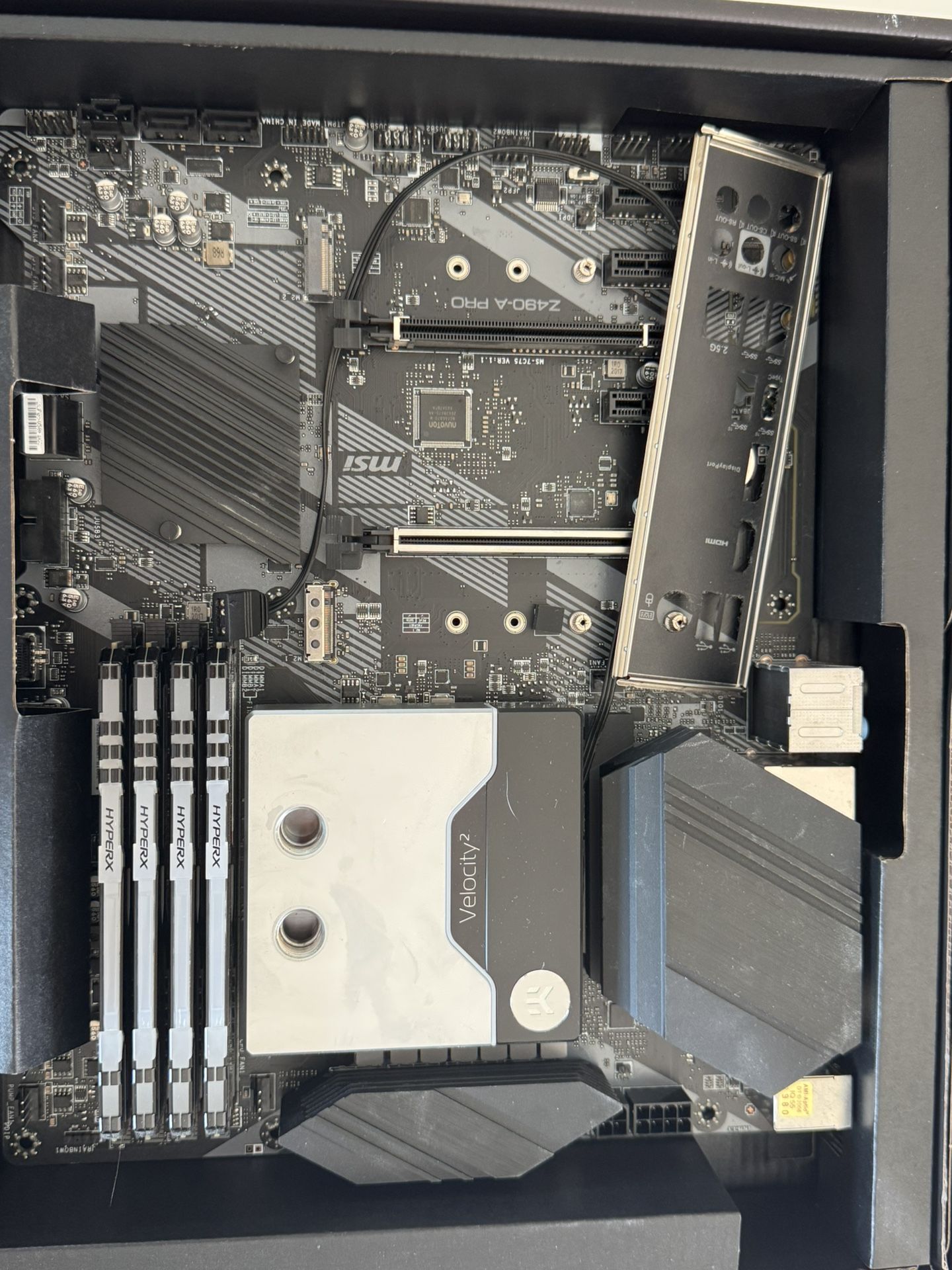 Gaming PC Bundle – Intel i9-10900K, MSI Z490-A PRO, 32GB RAM, EK Waterblock