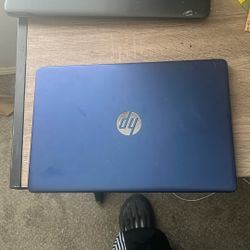 Blue HP 14 Inch Windows Laptop