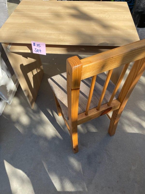 Desk And Chair