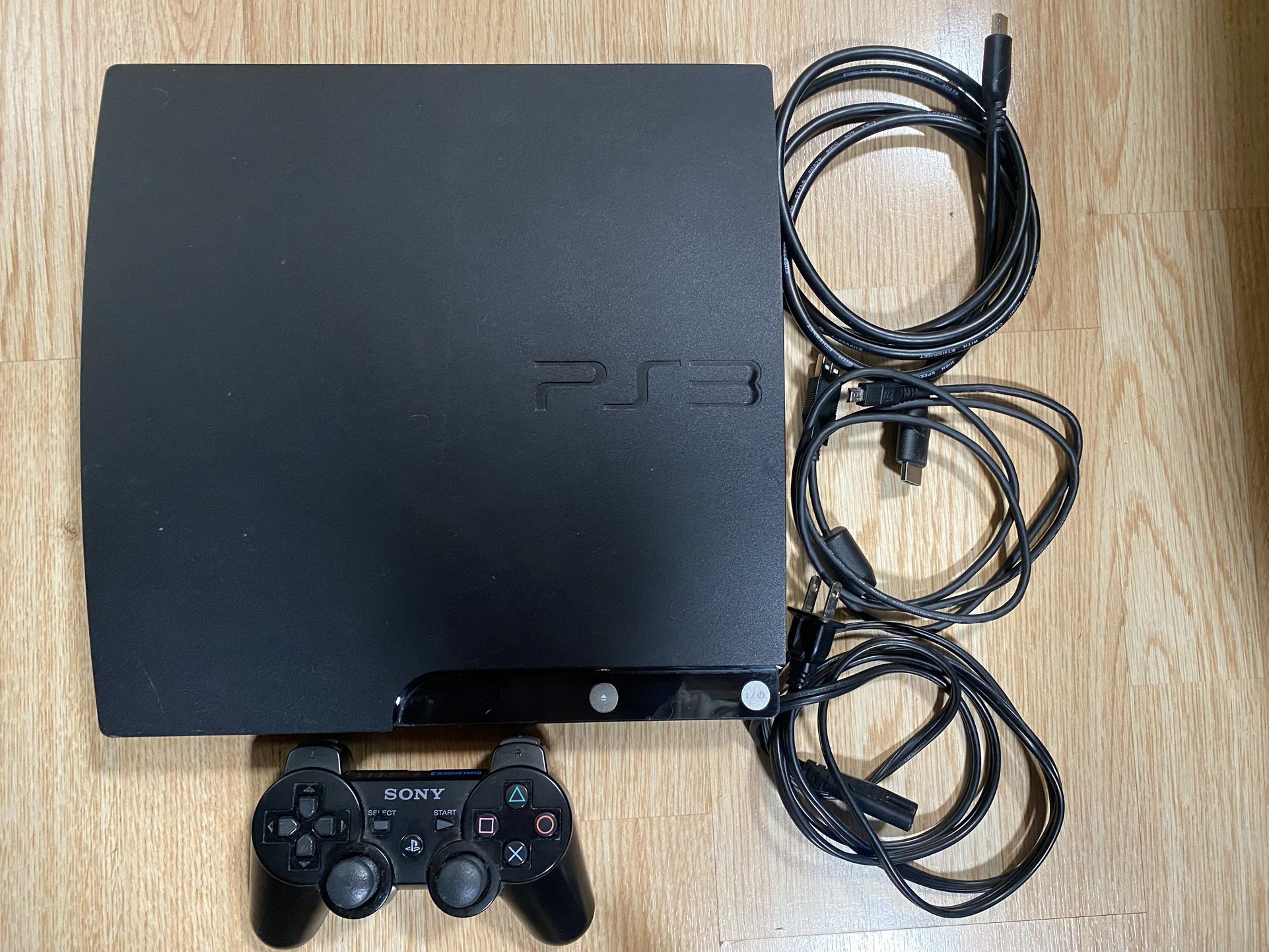 Sony PS3 Slim Console CECH-2001B 250gb w/Controller,hmdi,power,usb And Box