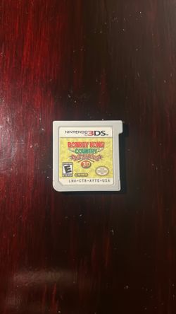 Nintendo 3Ds Donkey Kong country returns 3DS