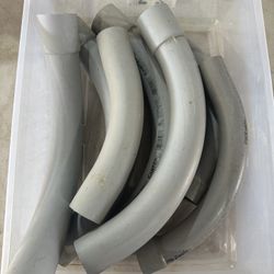 LOT* Cantex 2” Electrical Conduit PVC Elbow