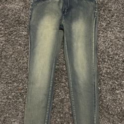 Washed Denim Jeans