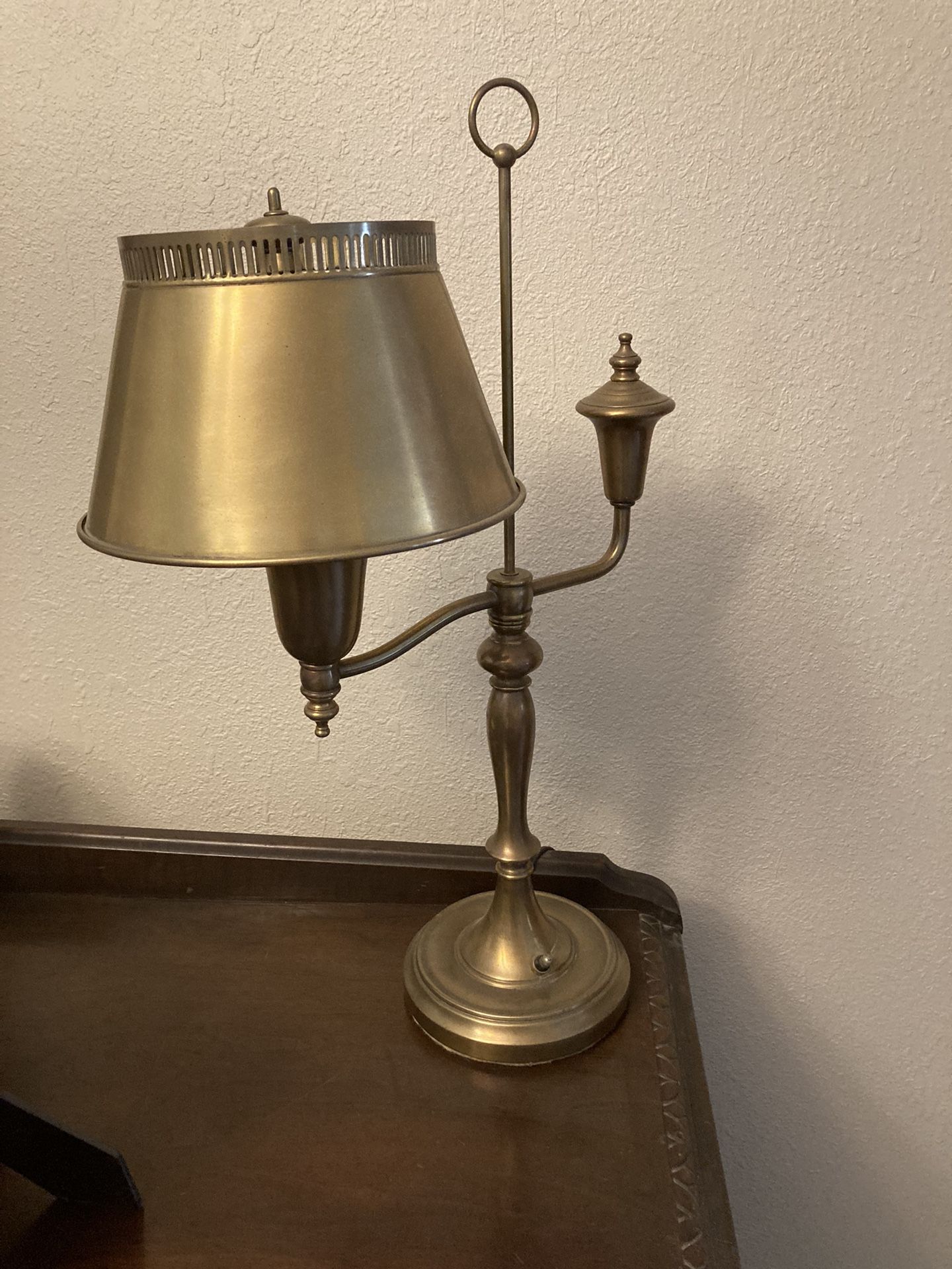 Mid Century Brass Lamp