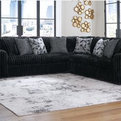 Brand New Ashley’s Midnight Madness Sectional 