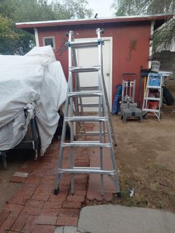 24 ft WERNER FOLDING LADDER