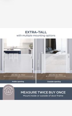 $50 for TWO Dreambaby Glide n' Hide Extra Tall Retractable Baby Gates