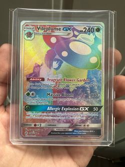 Vileplume GX Rainbow Rare 250/236 Pokémon Card