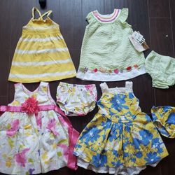 Girls dresses size 24m