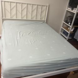 Full Size Bed Frame And Mattress $160