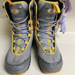 Lamar men's boots size 11 winter grey lace up snowboard boots